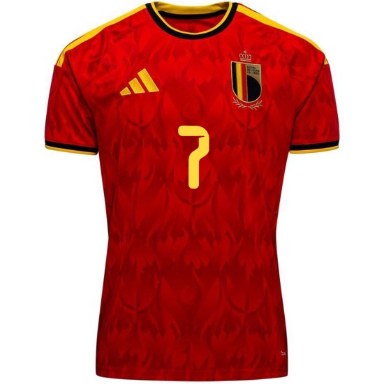 De Bruyne 7 Belgium Home Jersey World Cup 2026