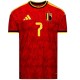 De Bruyne 7 Belgium Home Match Jersey Player Version World Cup 2026