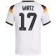 Wirtz 17 Germany Home Match Jersey Player Version World Cup 2026