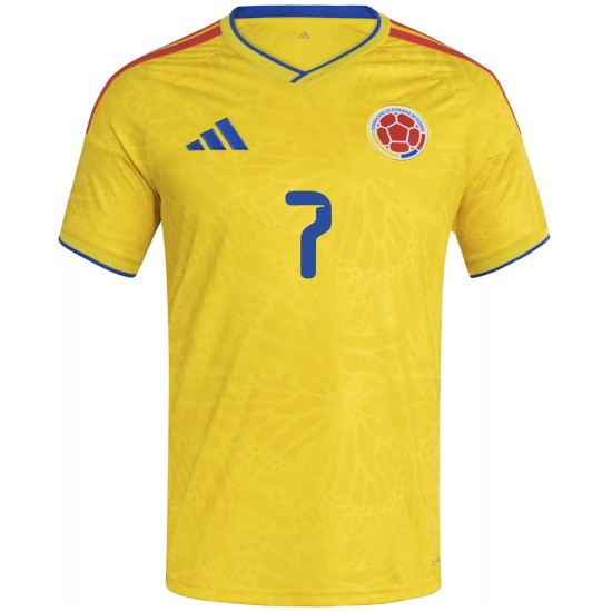 Luis Díaz 7 Colombia Home Jersey World Cup 2026