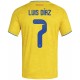 Luis Díaz 7 Colombia Home Jersey World Cup 2026